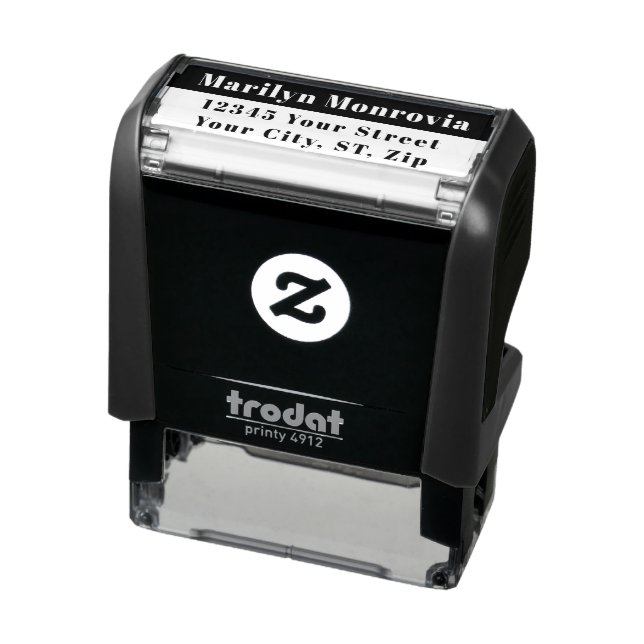 Custom Simple Return Address Self-inking Stamp (Product)