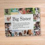 Custom Sister Definition Quote 14 Photo Collage Jigsaw Puzzle<br><div class="desc">14 photo collage jigsaw for you to personalize for your special sister to create a unique gift. A perfect way to show her how amazing she is every day. Designed by Thisisnotme©</div>