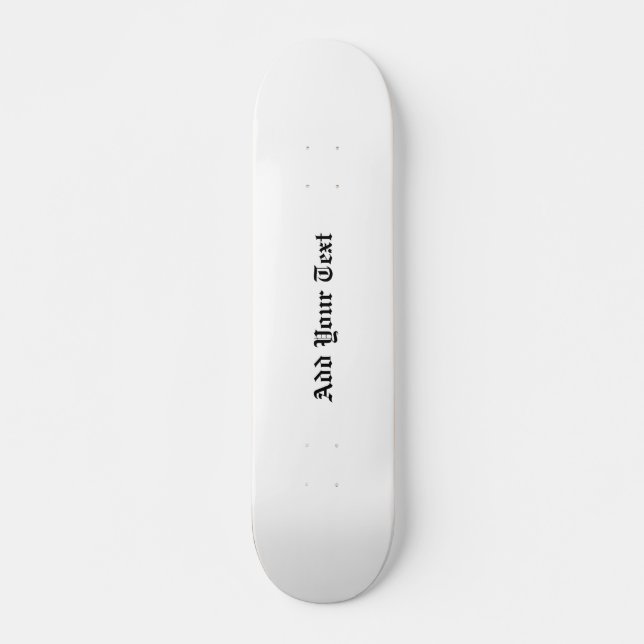 Custom Skate Deck, Wall Art Skateboard (Front)