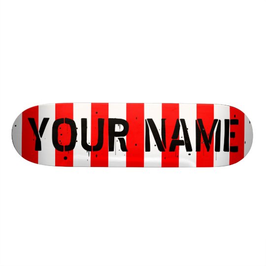 Custom Skateboard Deck: Personalize With Your Name