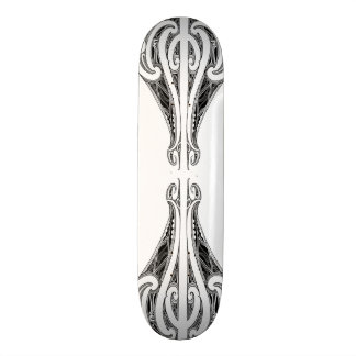 Custom skateboard deck with traditional Designs
