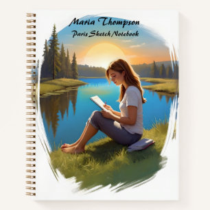 Custom Sketch Travel Notebook Journal Diary
