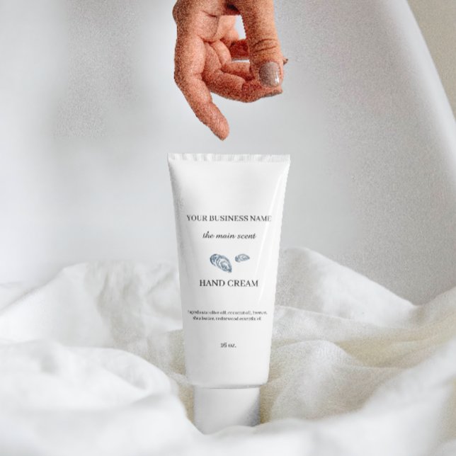 Custom Skin Care Hand Cream Label Elegant Branding (Creator Uploaded)