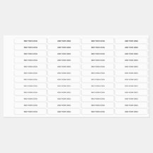 CUSTOM SKINNY LABELS