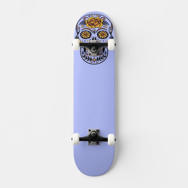 Custom Skull Skateboard (Front)
