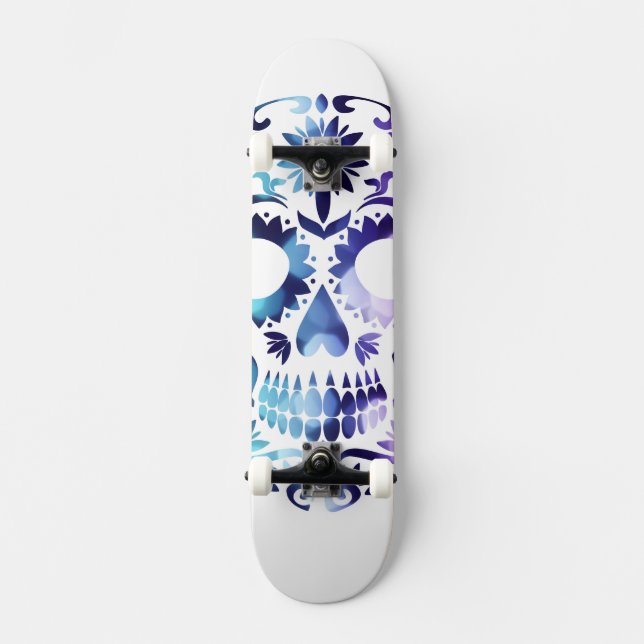 Custom Skull Skateboard (Front)