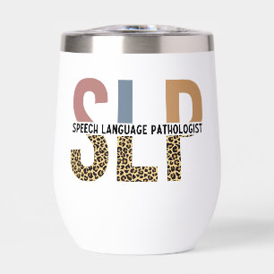 Custom SLP Speech Pathologist Leopard Print