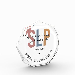 Custom SLP Speech Pathologist Speech Therapist Photo Block