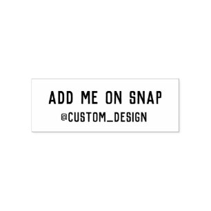 Custom Snapchat stamp