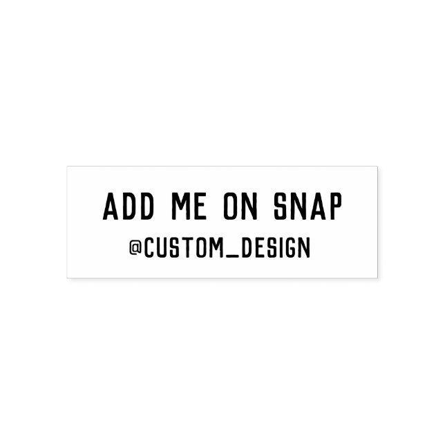 Custom Snapchat stamp (Design)