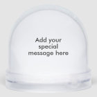 Custom Snow Globe Photo