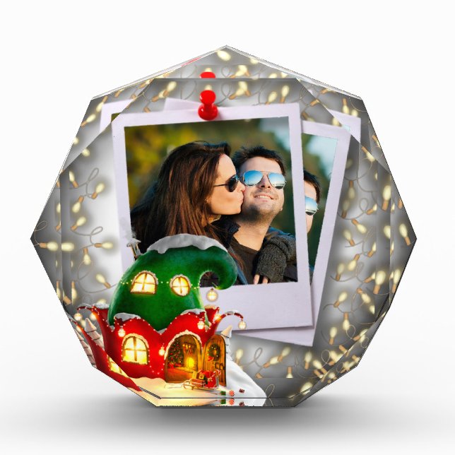 Custom Snow Home Photo Block (Front)