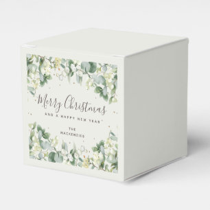 Custom Snowberry + Eucalyptus Christmas Favour Box