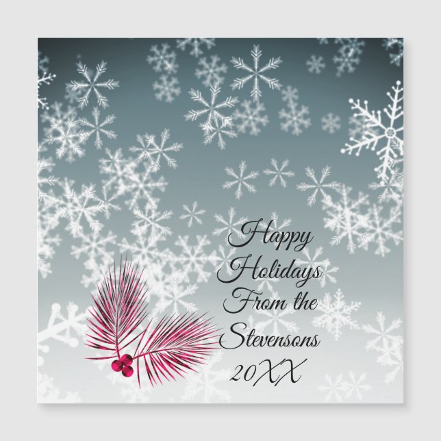 Custom Snowflake Christmas Personalized (Front)