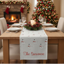 Custom Snowman Button 