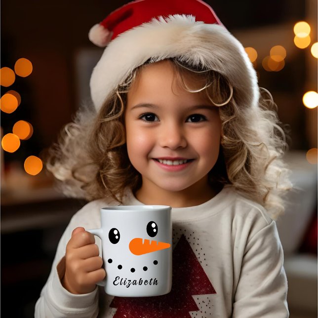 Custom Snowman Mug For Kids | Holiday Mug (Creator Uploaded)