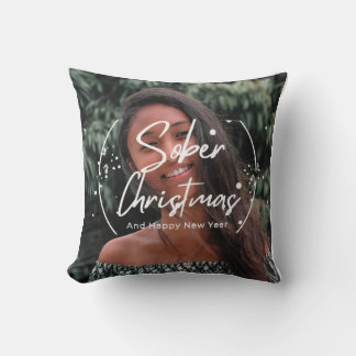 Custom sobriety throw pillow