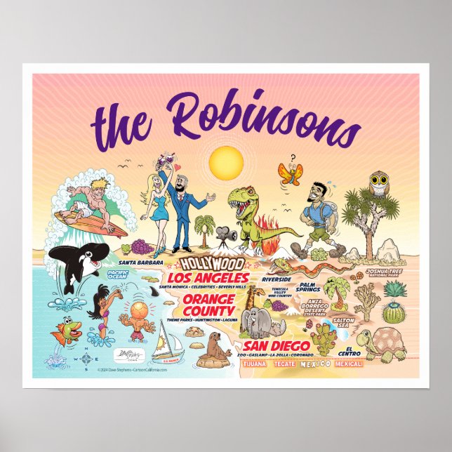 Custom SoCal Dream Poster (Front)