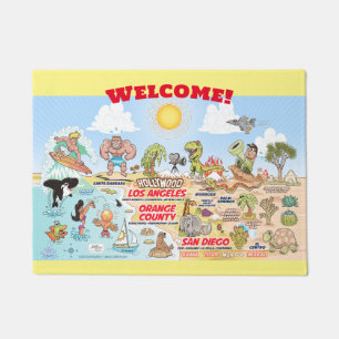 Custom SoCal Welcome Mat