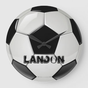 Custom Soccer Ball Clock