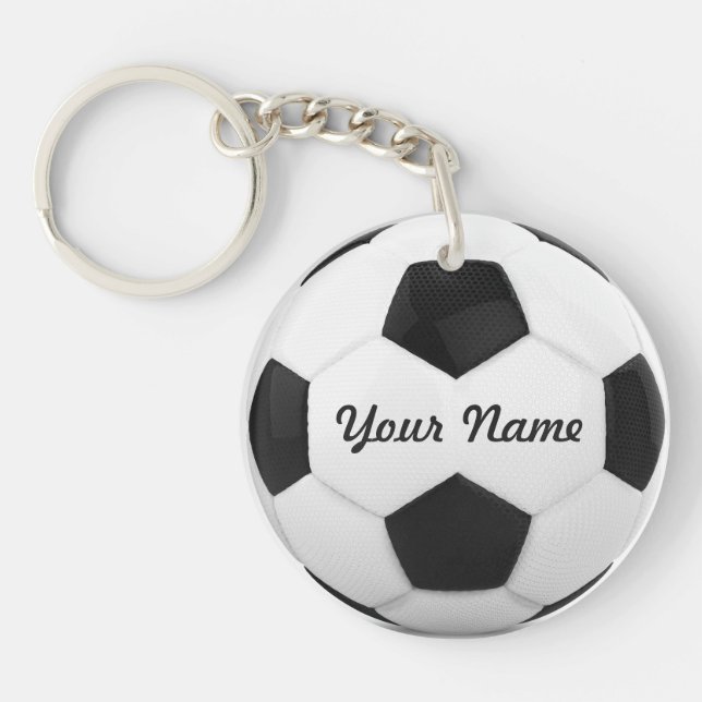 Custom Soccer Ball Keychain (Front)