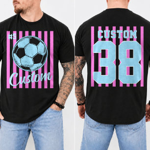 Custom Soccer Mom with Team Name Number T-Shirt