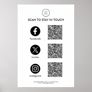 Custom Social Media Business Poster