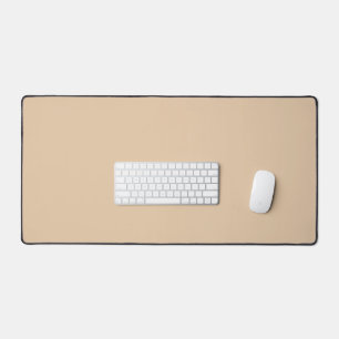 Custom Soft Beige Desk Mat - Elegant & Minimalist