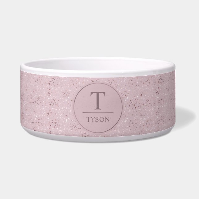 Custom Soft Blush Pastel Pink Gold Glitter Pattern (Front)