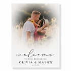 Custom Soft Overlay Script Wedding Welcome