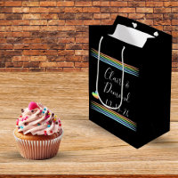Custom Soft Rainbow Retro stripe heart