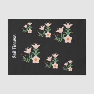 Custom Soft Tissues Text Light Grey Text Colour Tissue Paper