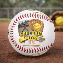 Custom Softball Mom Photo Collage