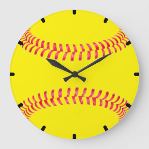 Custom Softball Wall Clock