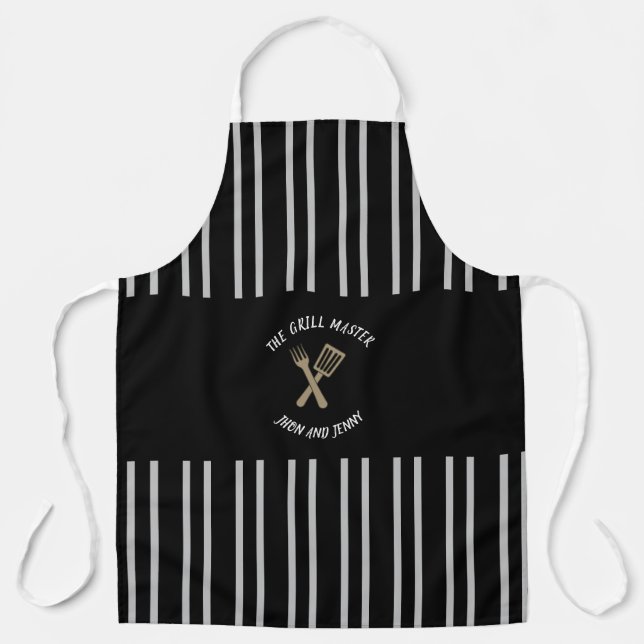 Custom Solid Colour Aprons | Personalized Aprons f (Front)
