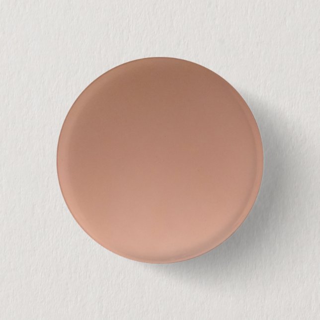 Custom Solid Peach Poker Chip 1 Inch Round Button (Front)