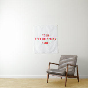 Custom Solid White Tapestry – Personalized for You