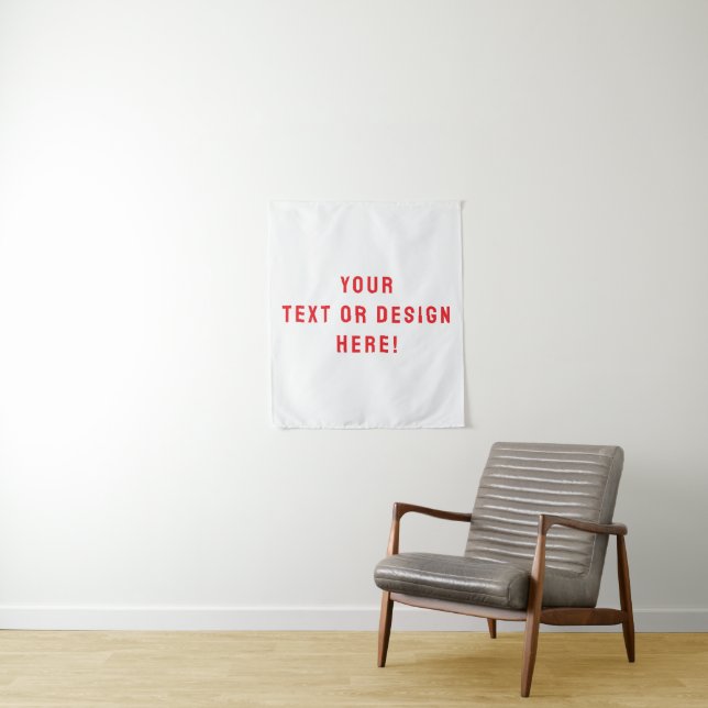 Custom Solid White Tapestry – Personalized for You (In Situ)