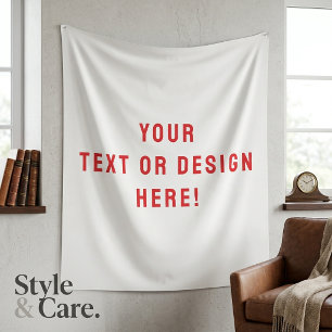 Custom Solid White Tapestry – Personalized for You