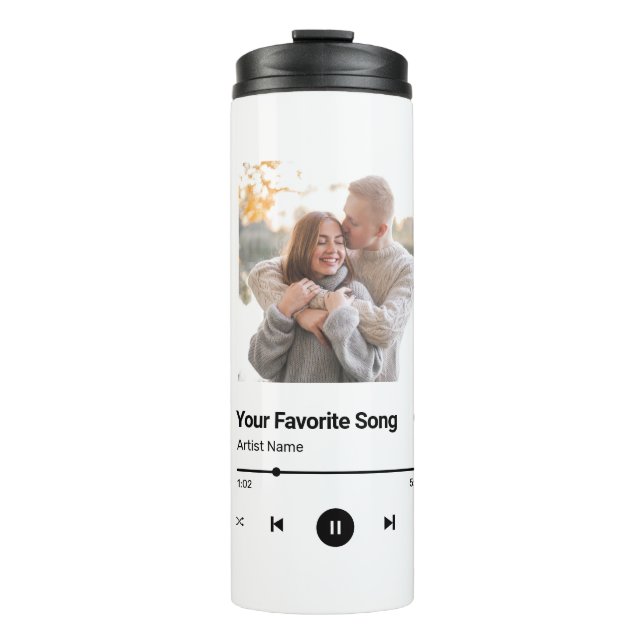 Custom Song Favourite Song One Photo  Coffee Mug (Front)