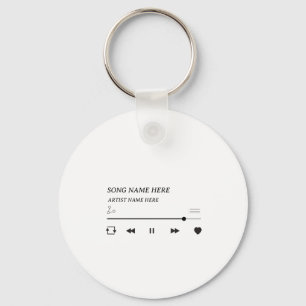 Custom Song Name Keyring