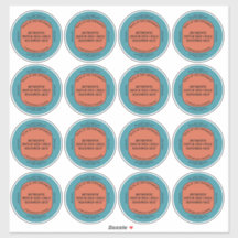 Custom Southwest Style Jar Box Tin Label Set