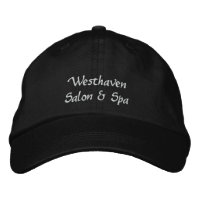 Custom Spa Embroidered Cap