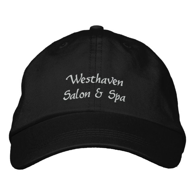 Custom Spa Embroidered Cap (Front)