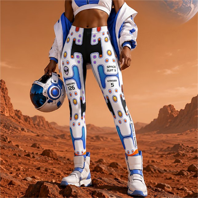 Custom Space Cadet Astronaut SciFi Suit Leggings (Creator Uploaded)