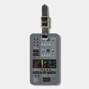 Custom Space Shuttle Control Board Luggage Tag