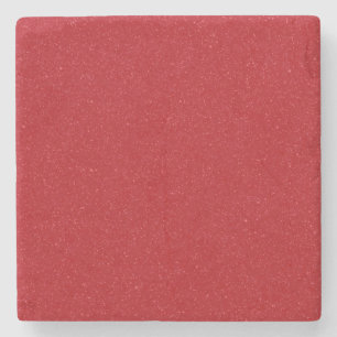 Custom Speckled Tomato Red Stone Coaster