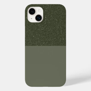 Custom Speckled Top Moss Green iPhone 14 Plus Case