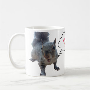 Custom Speech Funny Squirrel Mug