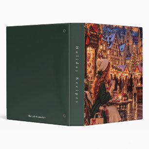 Custom Spine Nuremberg Christmas Recipe 3 Ring Binder
